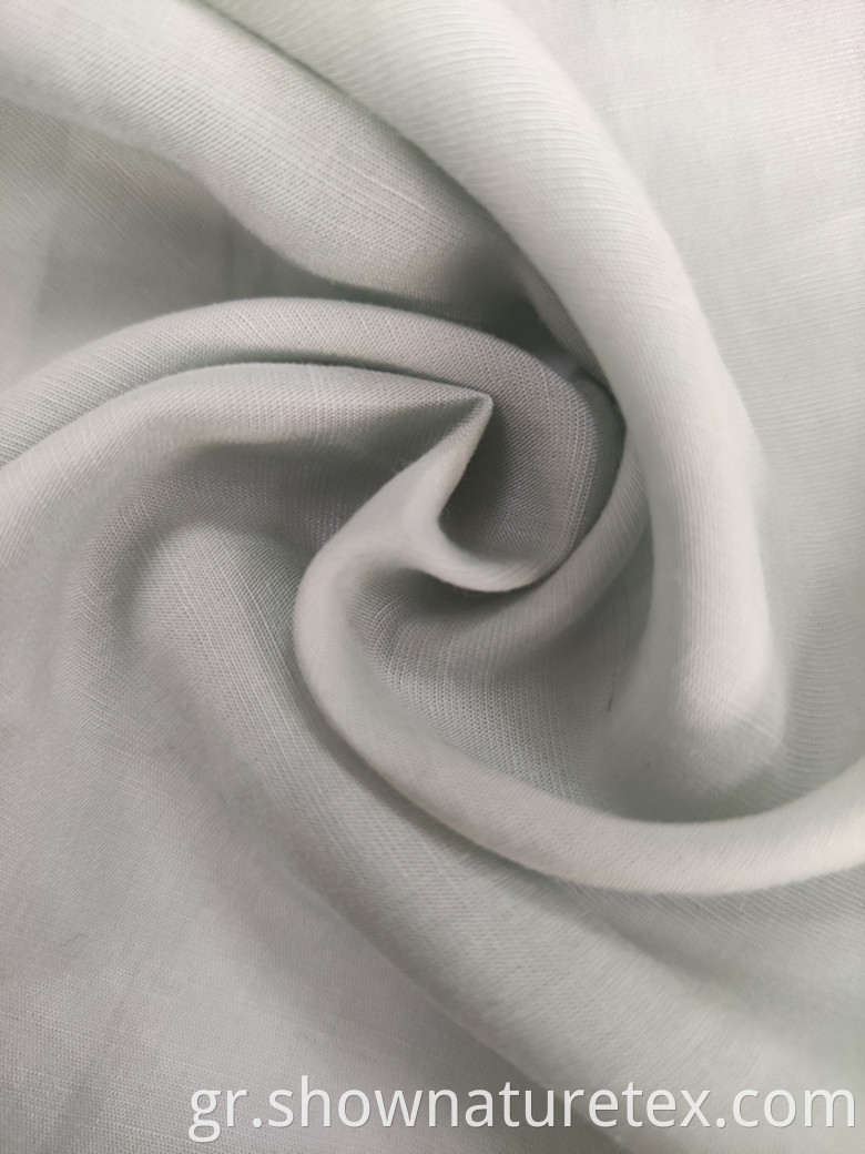 Linen Effect Woven Fabric